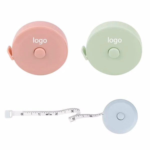 Custom 60 Inch Retractable Tape Measure with Dual Scale — Soft PVC Sewing Tool