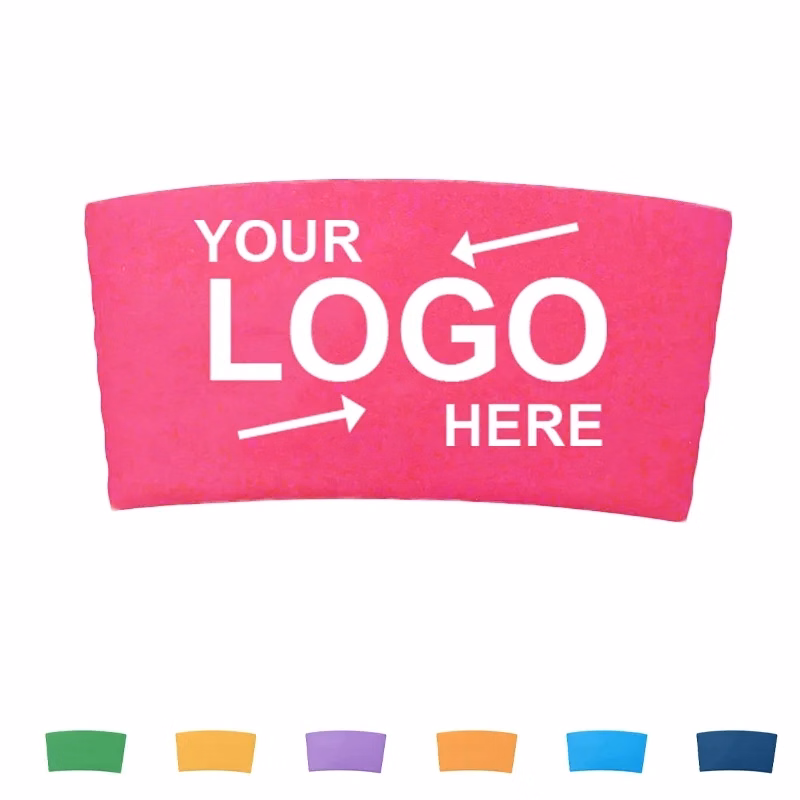 16 Oz Custom Kraft Disposable Cup Sleeve