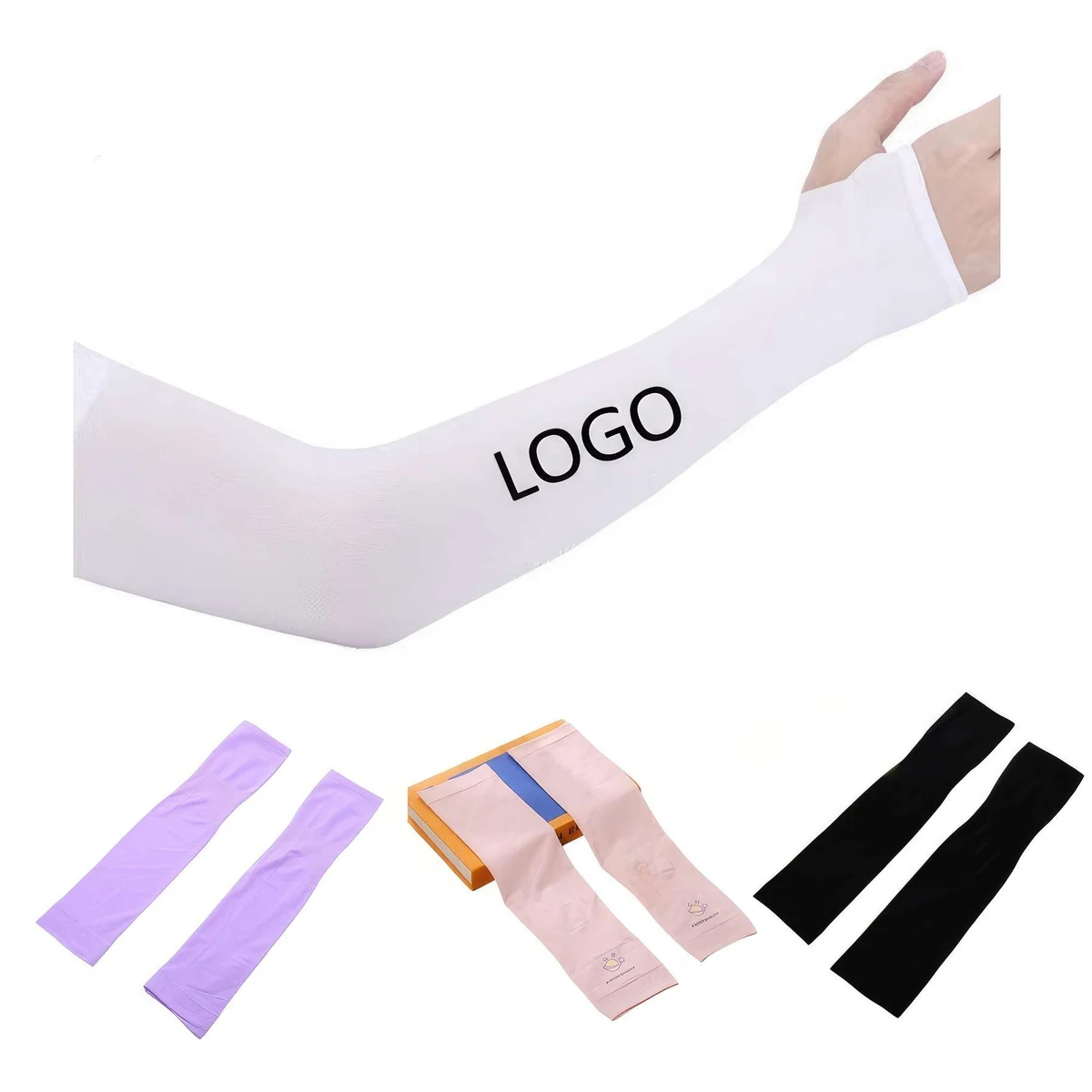 Sun/UV Protection Cooling Sleeves with Thumb Hole 1
