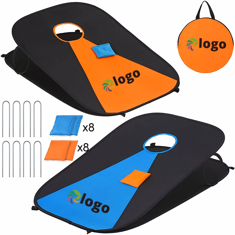 Collapsible Fun Cornhole Set Outdoor Game Boards