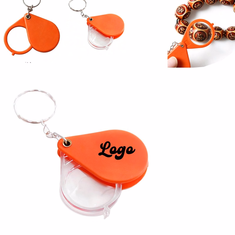 Folding Keychain Magnifier for Seniors, Kids, and Students
