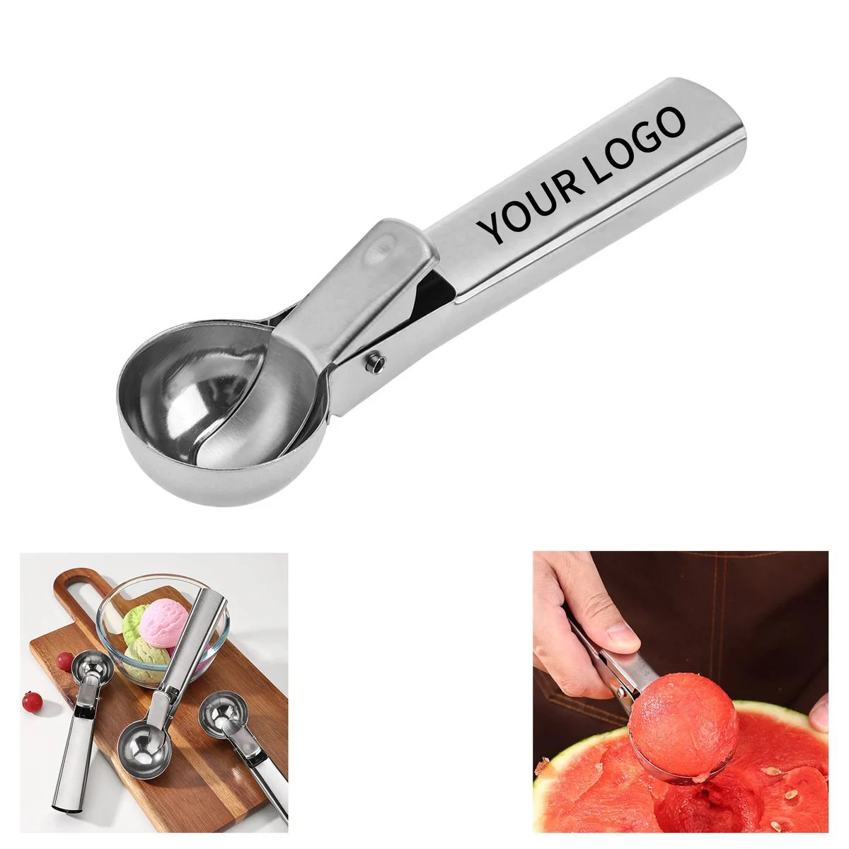 Durable Ice Cream Scoop with Ergonomic Handle 1