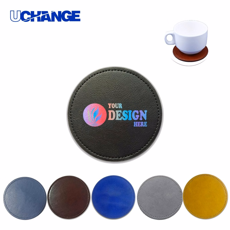 PU Drink Coaster for Home and Office Tabletops