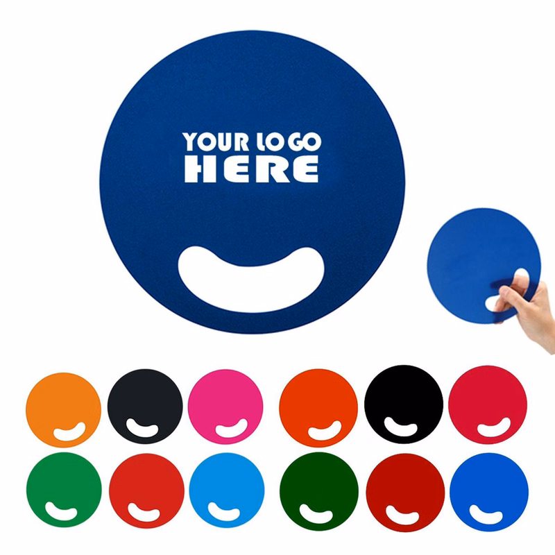 Round Advertising Hand Fan PP Circle Without Handle