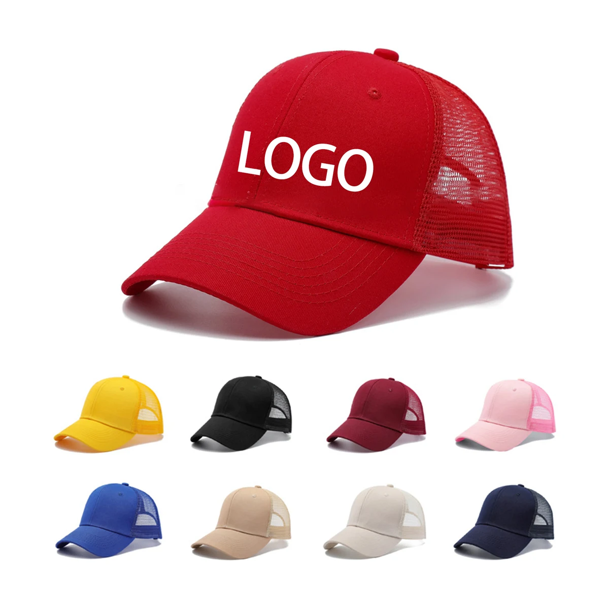 High Quality mesh Panels Golf Baseball Hats Caps 1