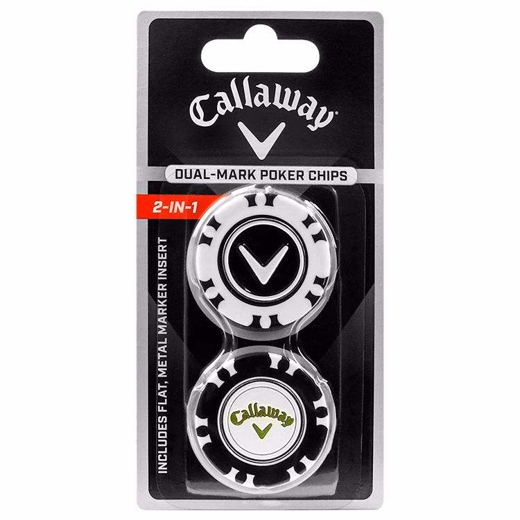 Callaway Dual-Mark poker Chip Ball Marker