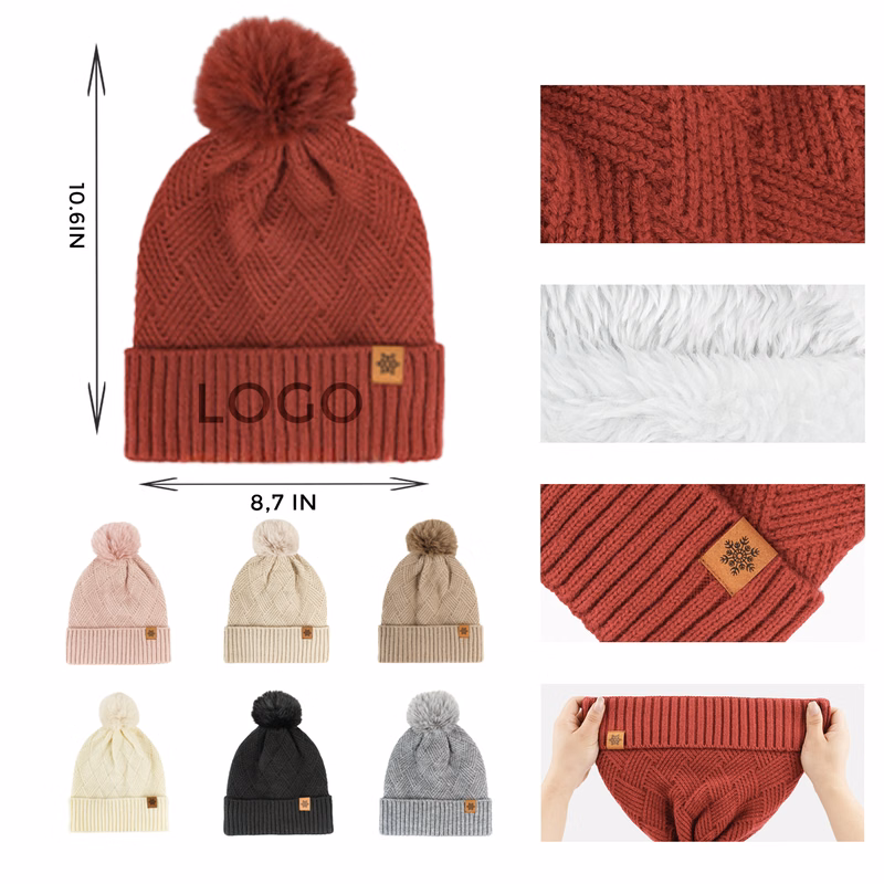 MOQ 10 PCS Warm Knitted Hat