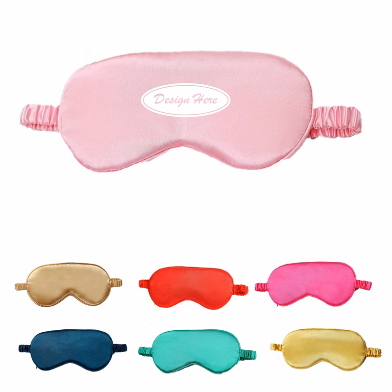Smooth & Breathable Imitation Silk Eye Mask for Deep Sleep
