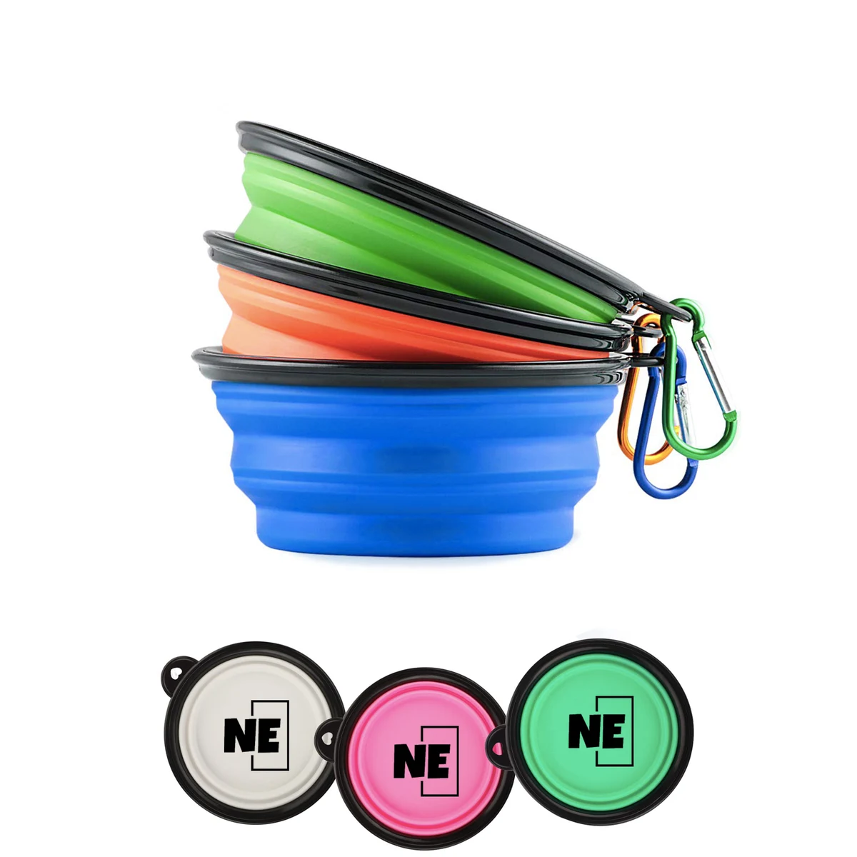 1000ML Pet Bowl Folding 100pcs 1
