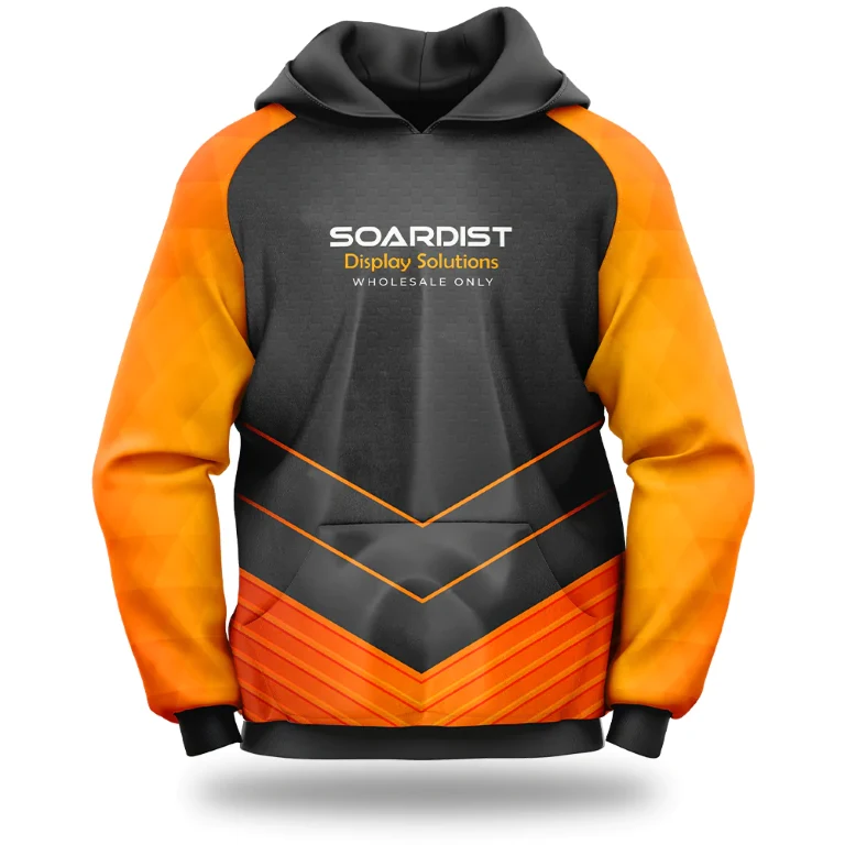 Hoodie 7.37 oz Polyester Full Dye Sublimation #500016, custom hoodie or sweatshirt with logo imprint 1