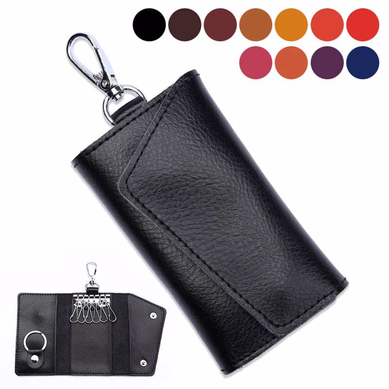 Fashion Leather Key Case Holder