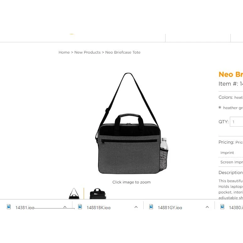 Neo Briefcase Tote 1