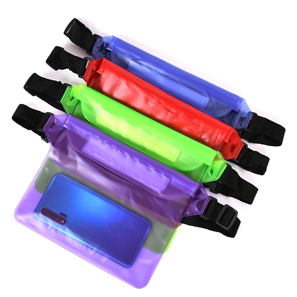 PVC waterproof waist bag sports phone pouch 1