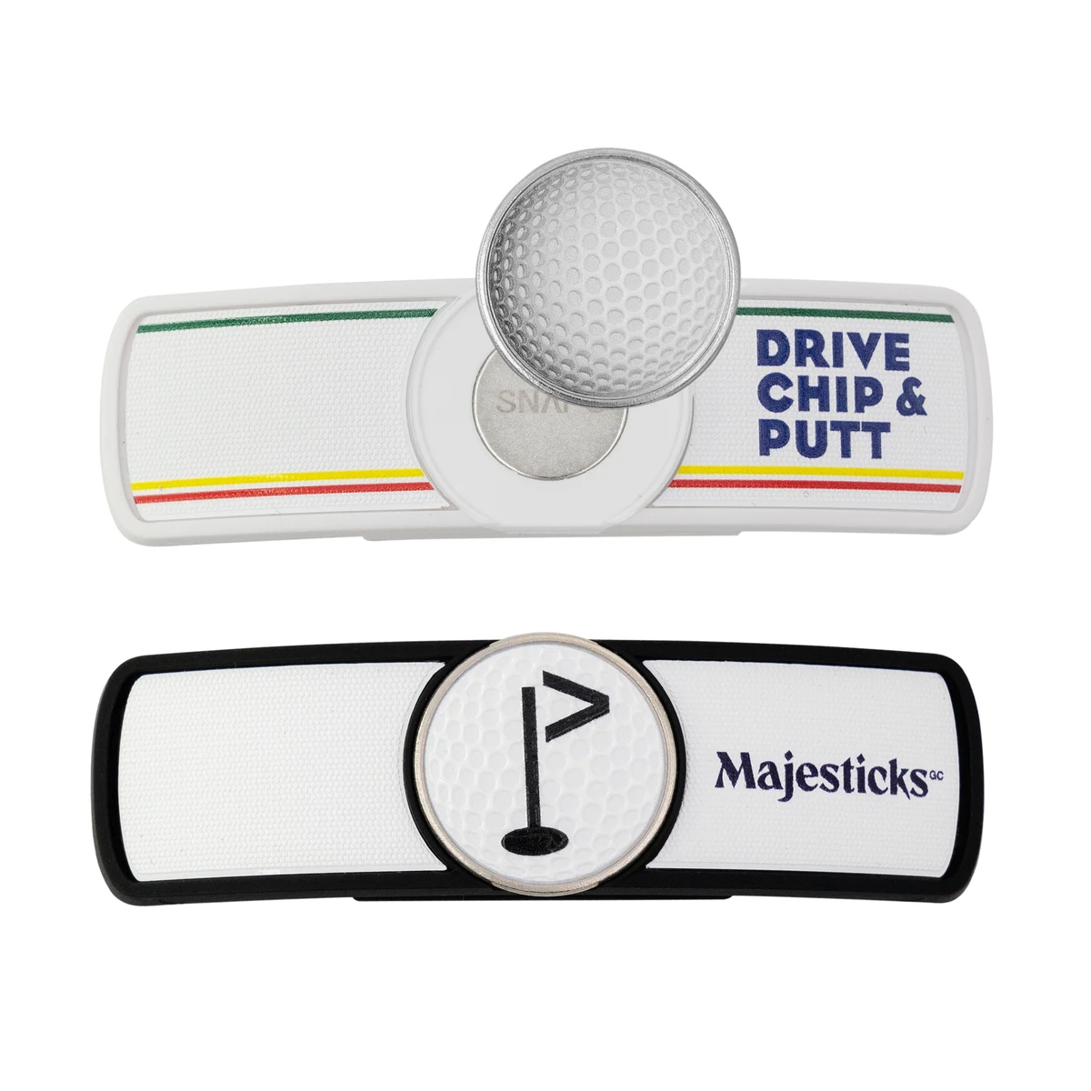 SNAPS Imprinted Golf Hat Strap Clip w/ Ball marker 1
