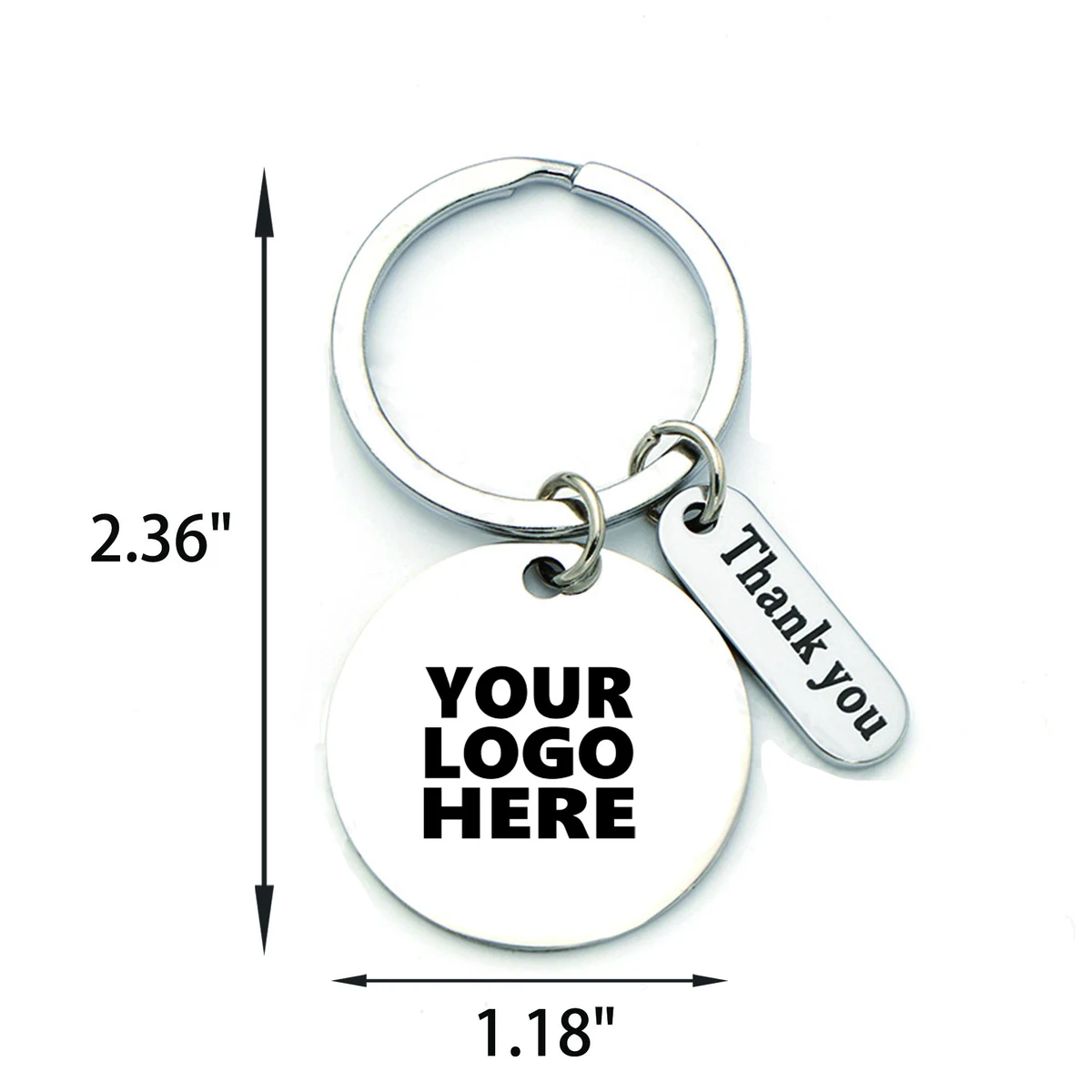Stylish Custom Stainless Steel Keychain 1
