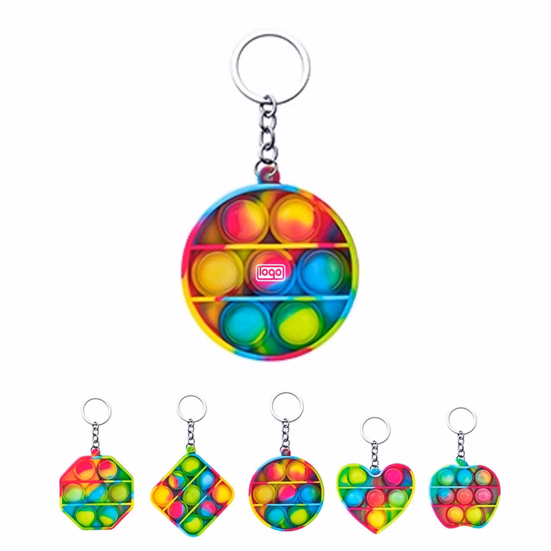 Mini Simple Fidgets Toys With Keyring