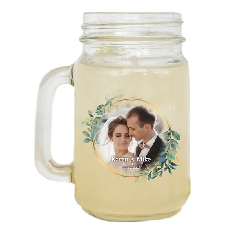 16 Oz Custom Mason Jars With Handles 1