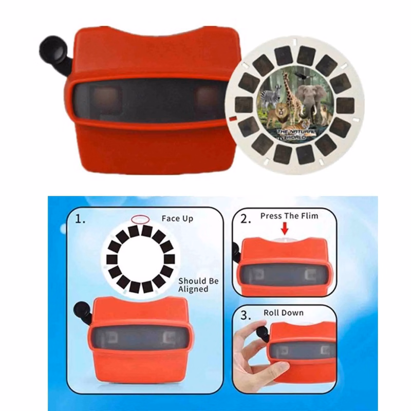 Retro 3D View-Master with Reels