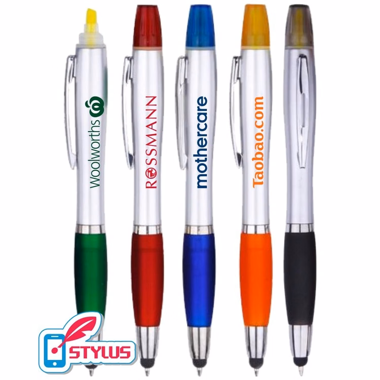 3in1 Stylus Pen/Highlighter Combo