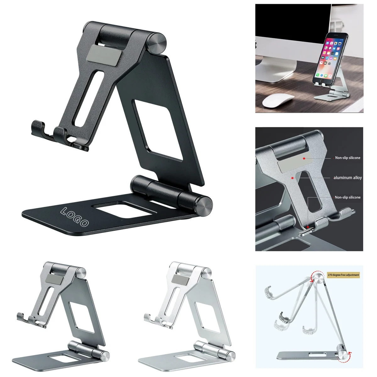 Metal Desktop Phone Holder 1