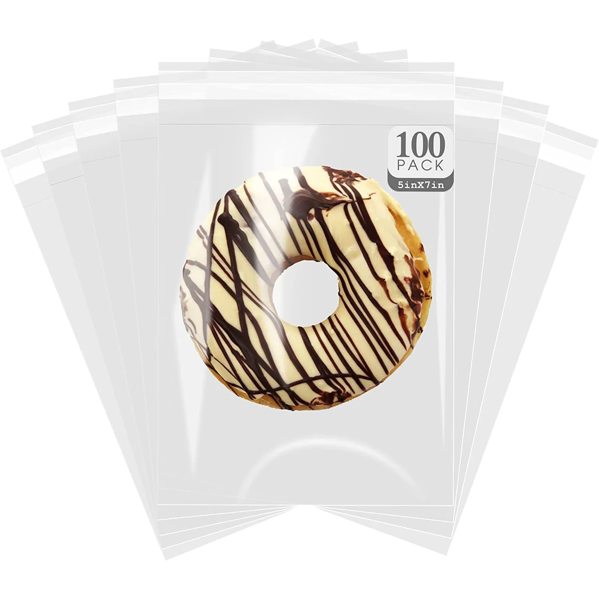 100 Pack Cellophane Treat Bags 1