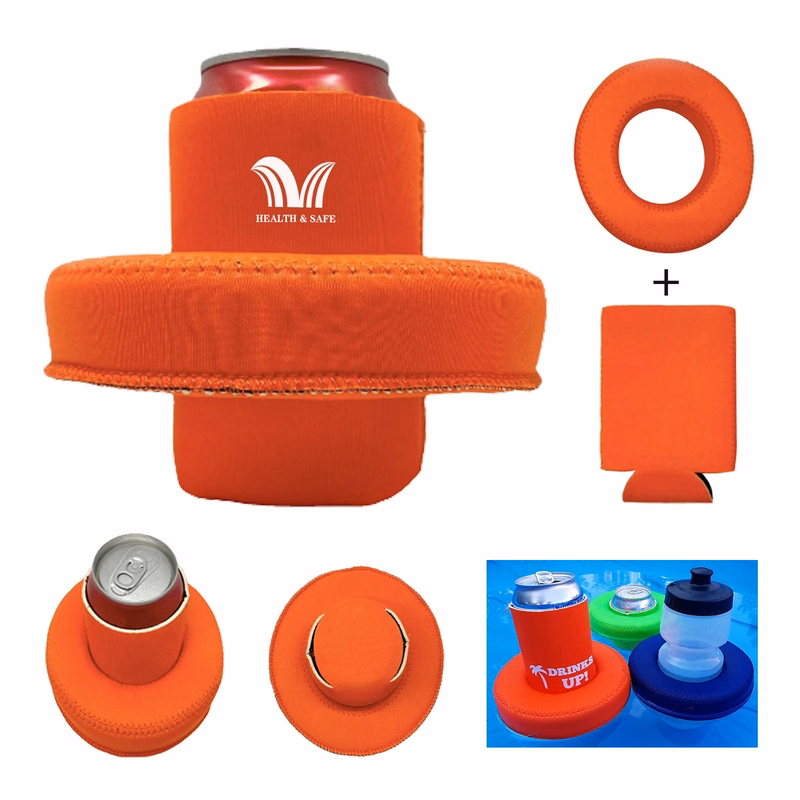 Neoprene Floating Drink Holder w/ Can Sleeves