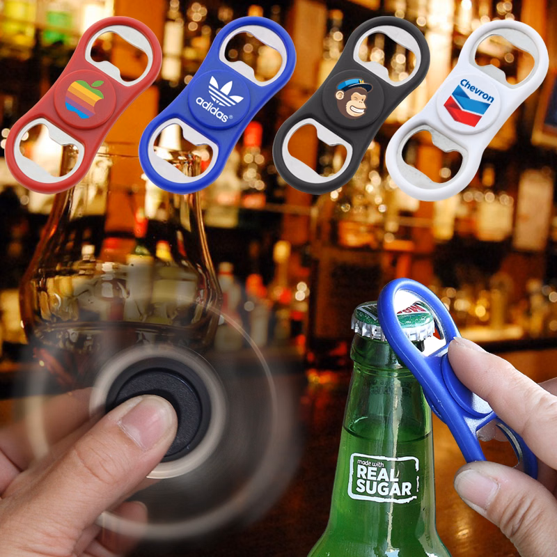 Extend A Fun Fidget Spinner Bottle Opener (Blue)