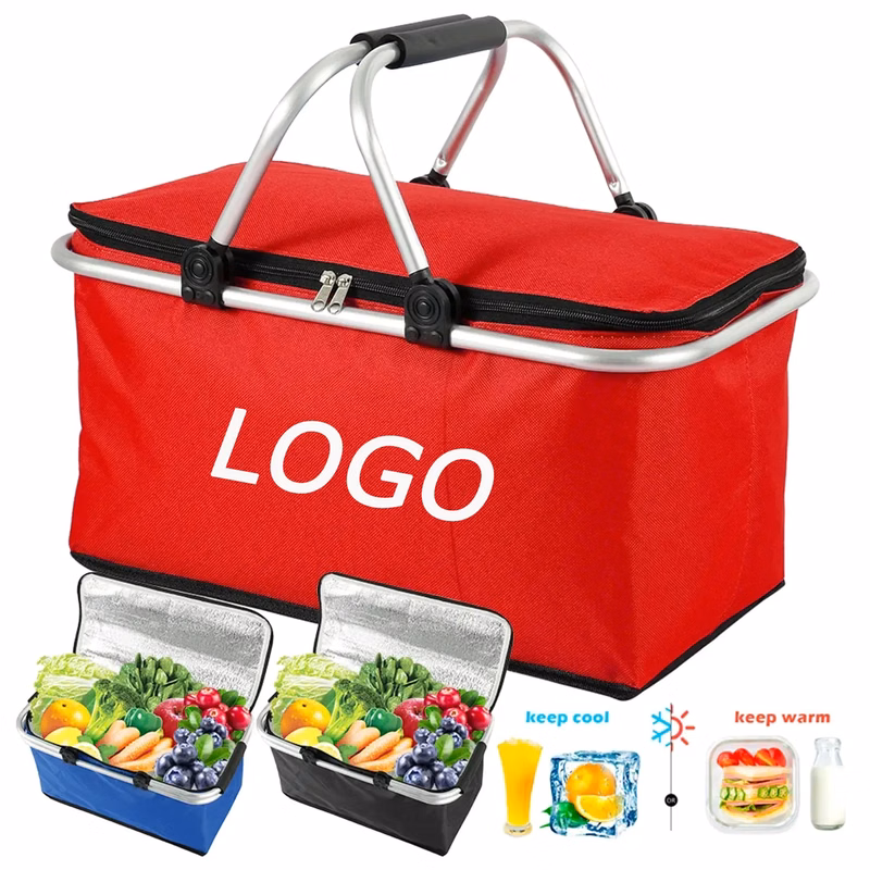 Muti-function Large Foldable Storage Cooler Insulated Bag