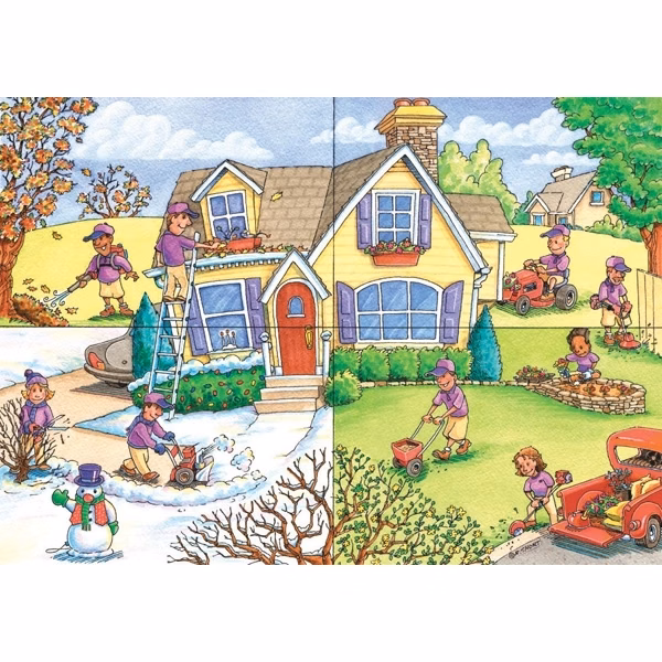 Seasonal Services Landscaping Holiday Cards