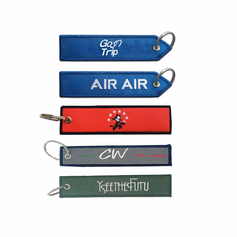 Embroidered Key Fob