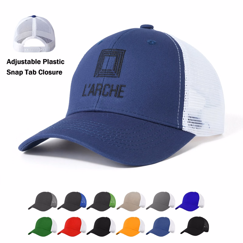 6 Panel Low Profile Trucker Cap