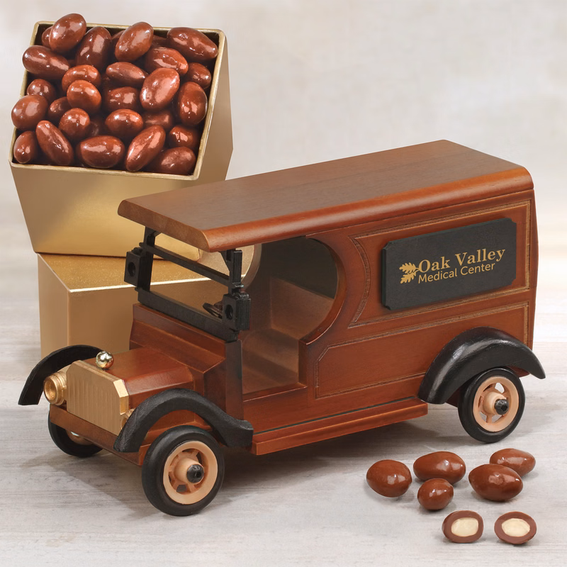 1918 Delivery Truck with Milk Chocolate Almonds