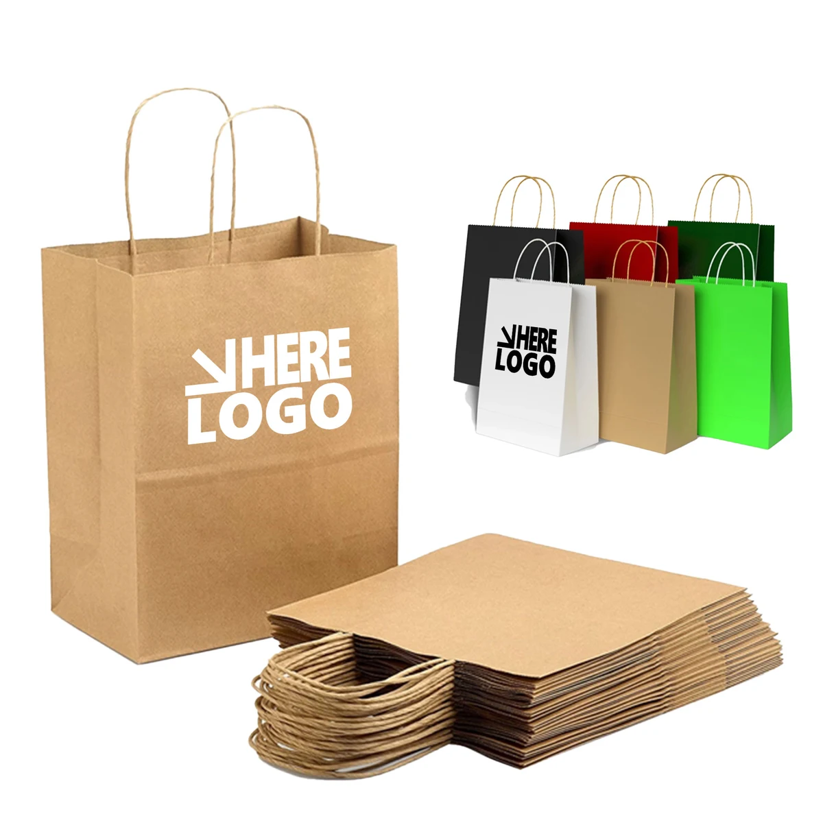 MOQ 100 Kraft Paper Bag 1