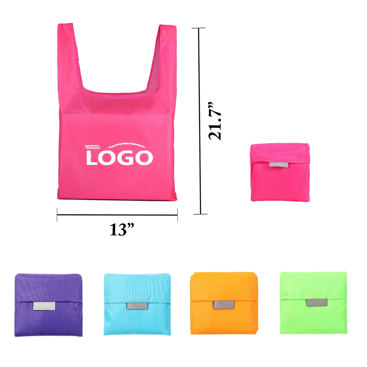 Foldable Oxford Shopping Tote, custom tote bag with logo imprint 1