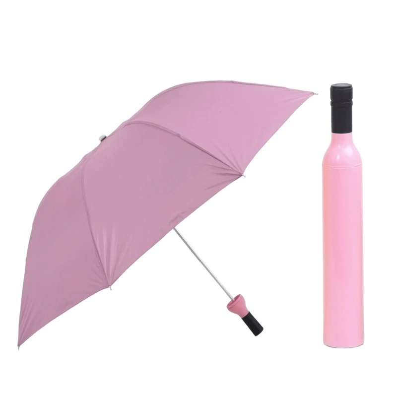 21" 8-Rib Bottle Shape Manual Umbrella(38 9/16" Dia) 1