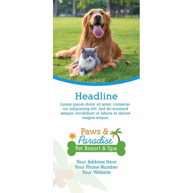 Full Color 2-sided Rack Card
