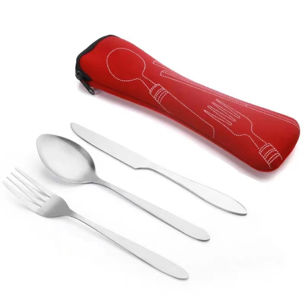 Stainless SteelCutlery Set with Pouch 1