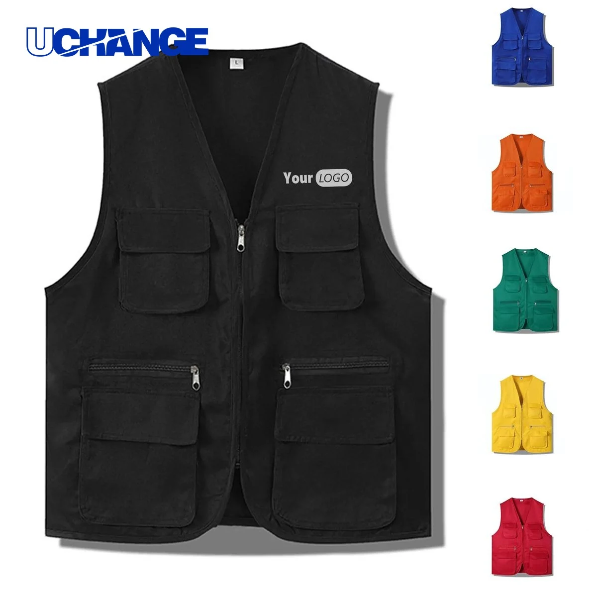 Polyester Multi-Pocket Work Vest 1