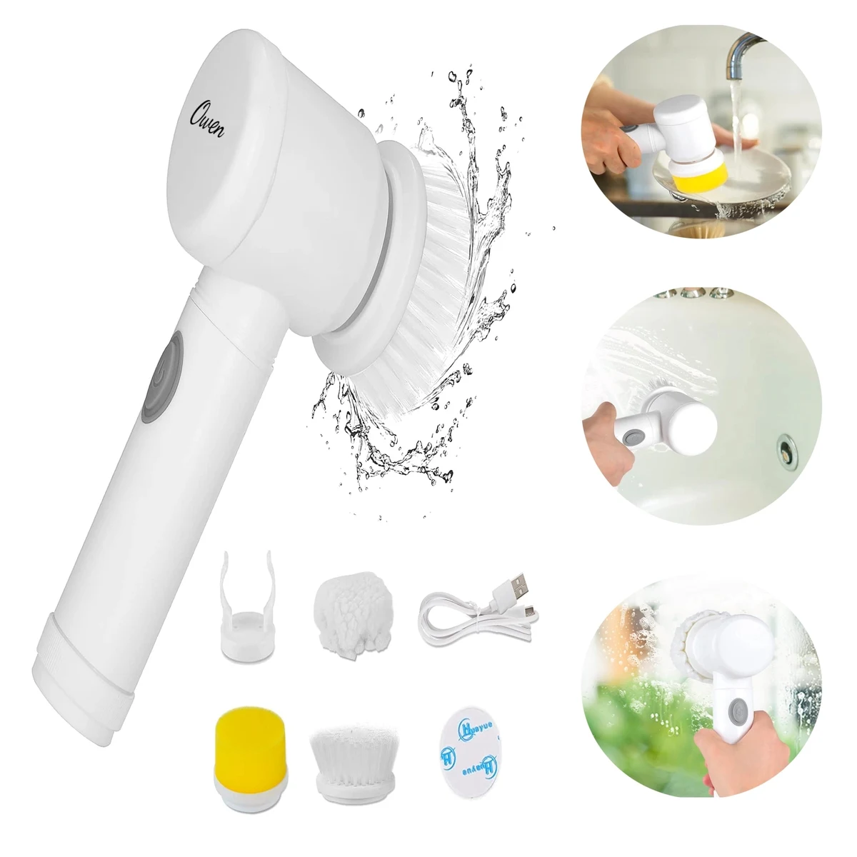 Rechargeable Multifunctional Electric Cleaning Brush 1