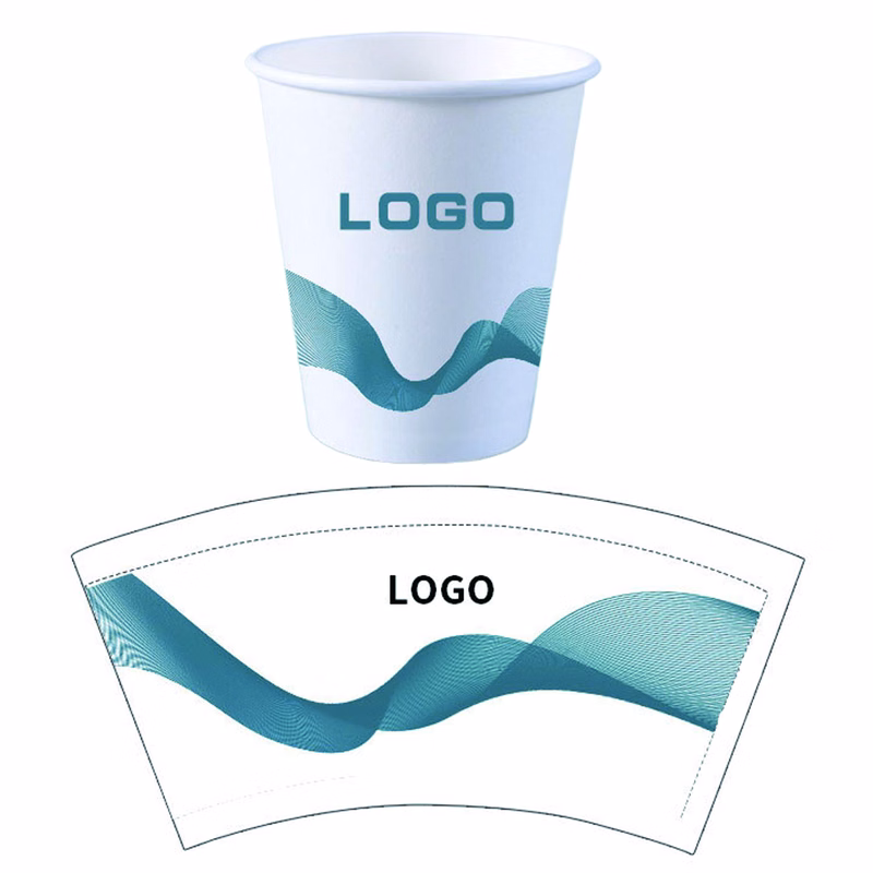 8 OZ Disposable Paper Cup Full Color