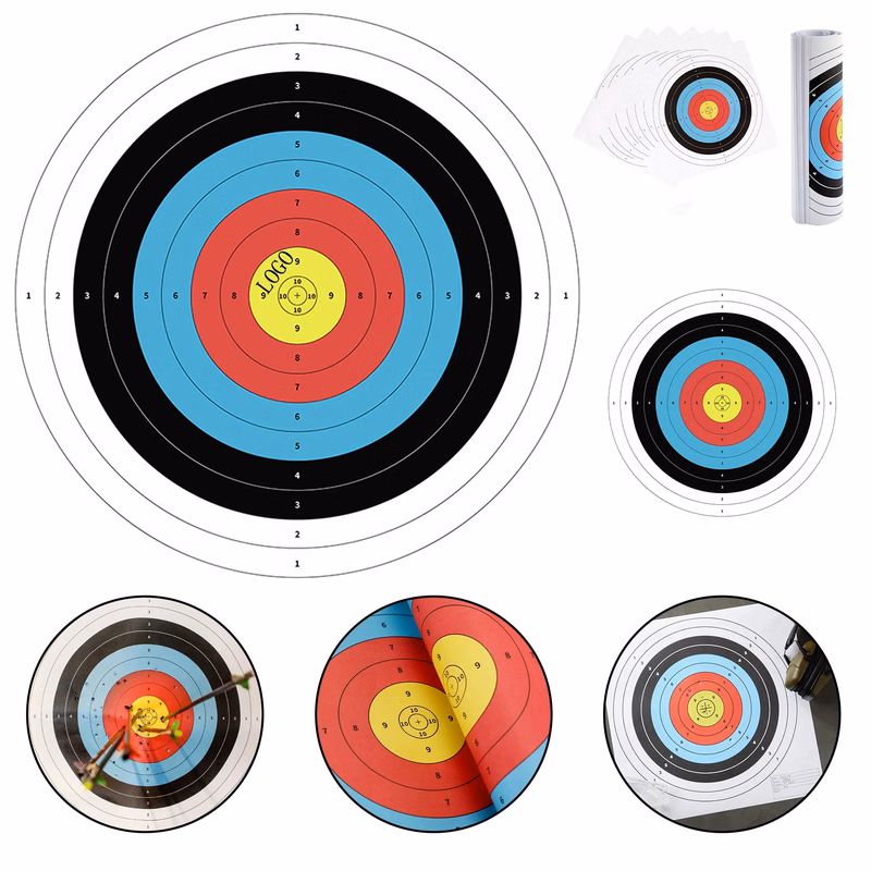 Large Paper Shooting Range Targets for Pistol