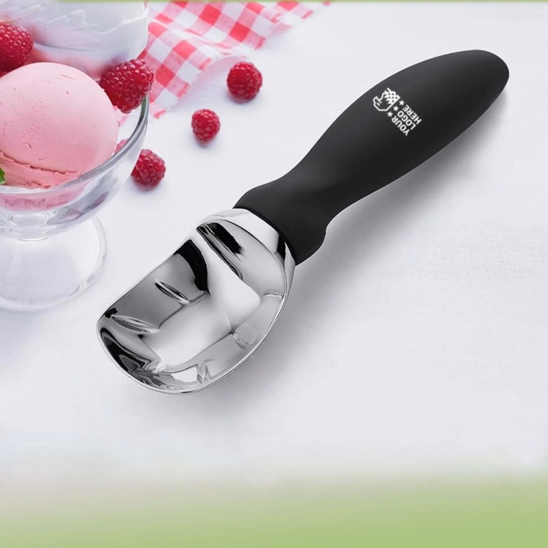 Soft Grip Ice Cream Scoop Dessert Serving Tool