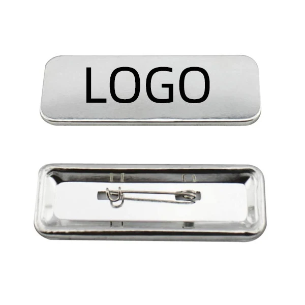2 3/4" Rectangular Button Badge 1