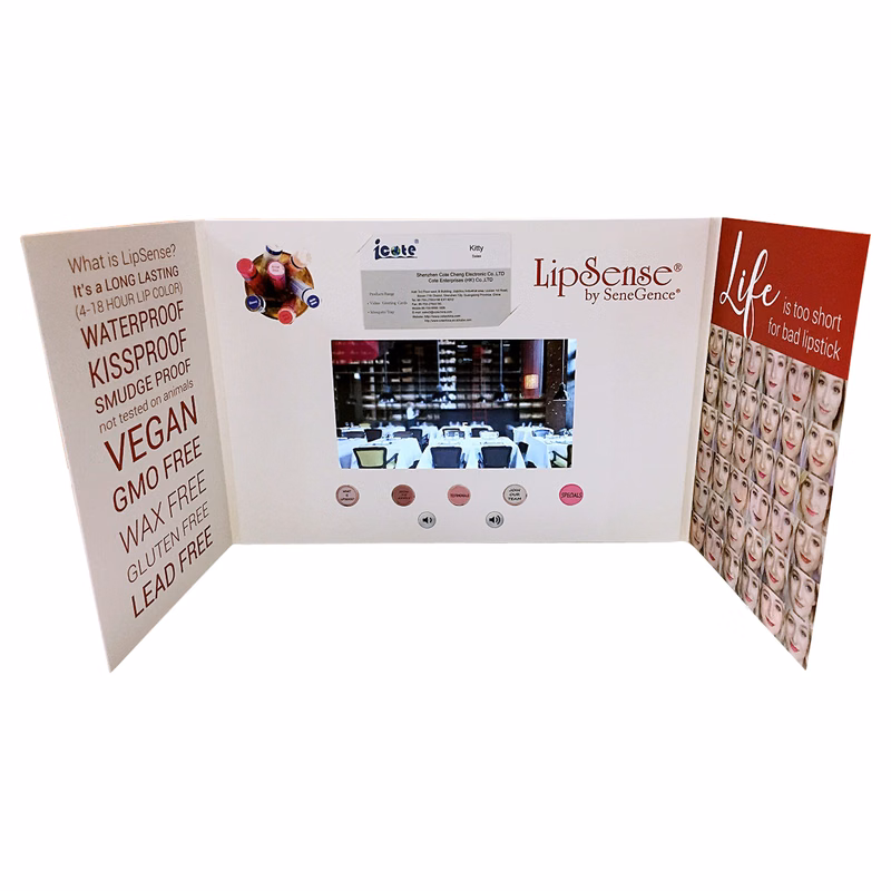 VidU 7.0" HD High-Definition Video Mailer And Brochure With Full Color Printing