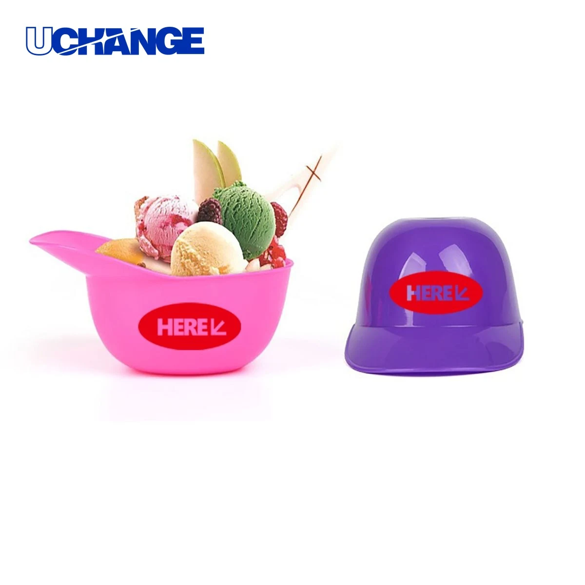 Helmet Shaped Ice Cream Dessert Bowl 1