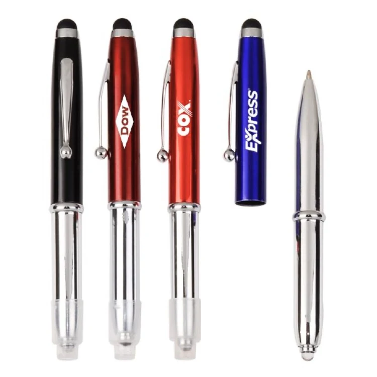 3-IN-1 Stylus Metal Light Pen 1