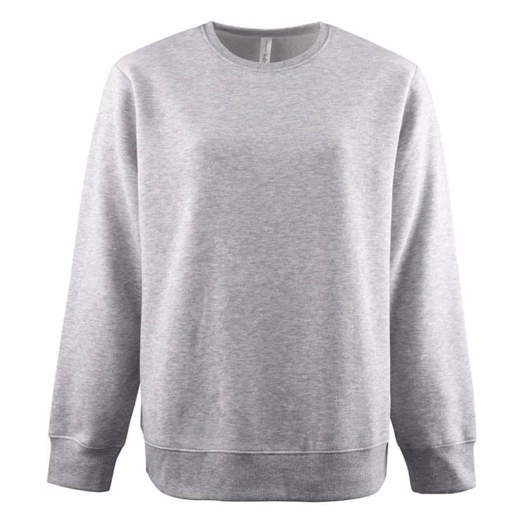 Women's Fleece Crewneck Sweatshirts Gray Large