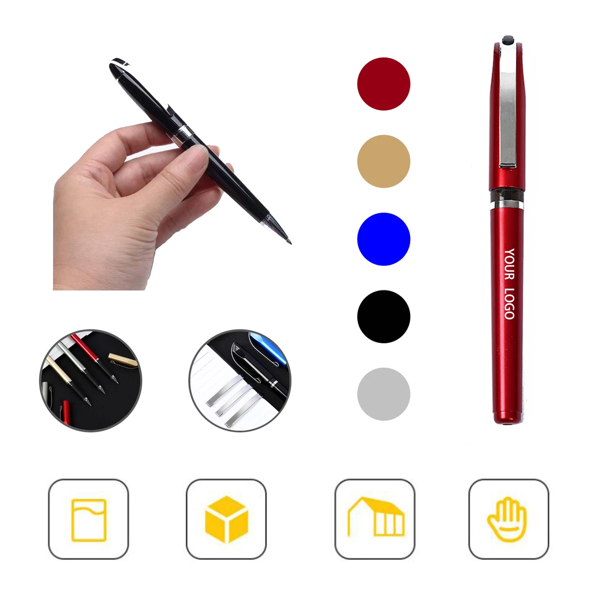 Simple And Light Plastic Ballpoint Pen 1