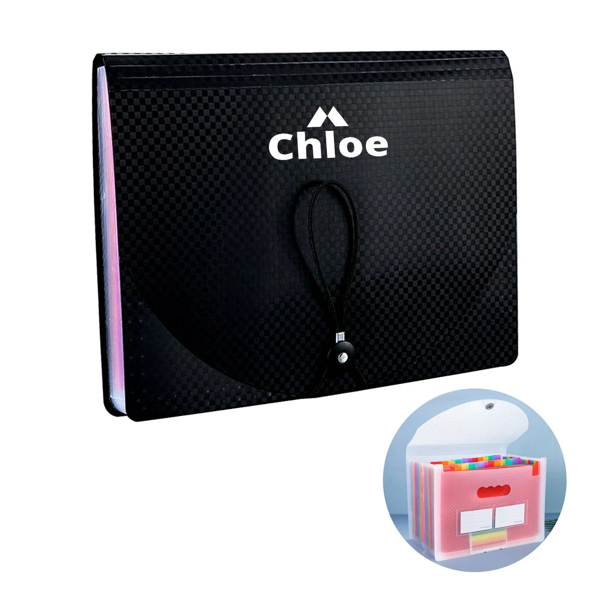 PP Handheld Small Accordion File Folder 1