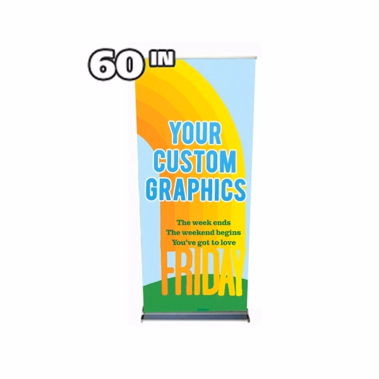 KingStep Retractable Banner 60inx72in Graphic